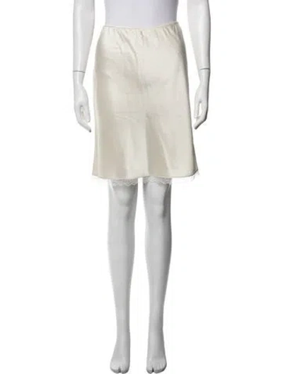 Pre-owned Leset Midi Length Skirt In Grey