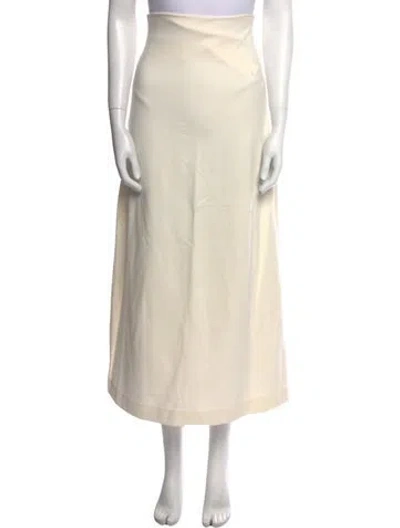 Pre-owned Leset Midi Length Skirt In Neutral