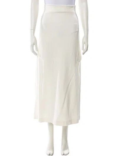 Pre-owned Leset Midi Length Skirt In Neutral