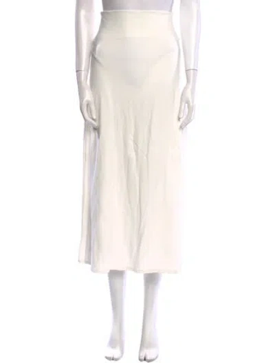 Pre-owned Leset Midi Length Skirt In Neutral