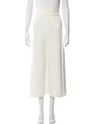Pre-owned Leset Midi Length Skirt In Neutral