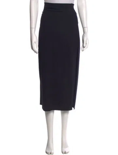 Pre-owned Leset Midi Length Skirt W/ Tags In Black