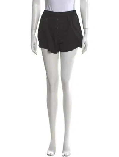 Pre-owned Leset Mini Shorts In Black