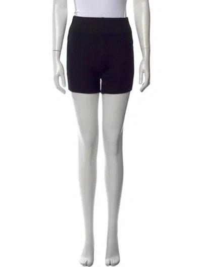 Pre-owned Leset Mini Shorts In Black