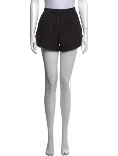 Pre-owned Leset Mini Shorts In Black