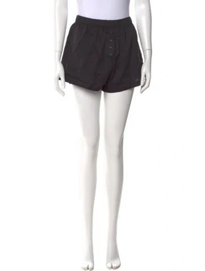 Pre-owned Leset Mini Shorts In Gray