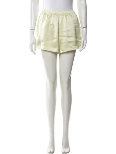 Pre-owned Leset Mini Shorts In Green