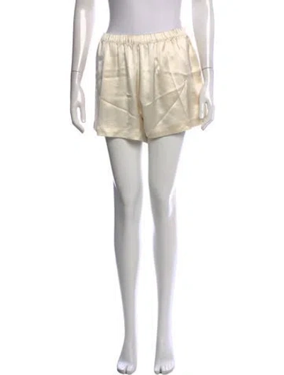 Pre-owned Leset Mini Shorts In Neutrals