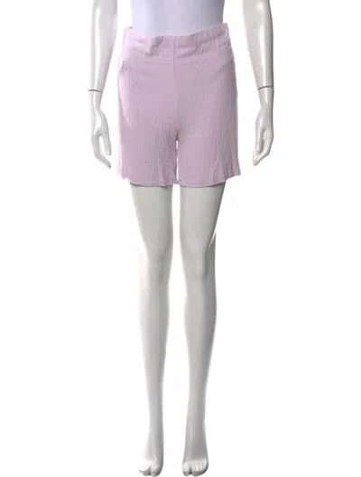 Pre-owned Leset Mini Shorts In Purple