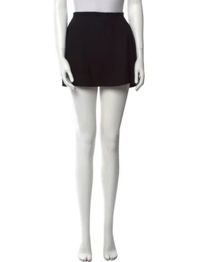 Pre-owned Leset Mini Skirt In Black