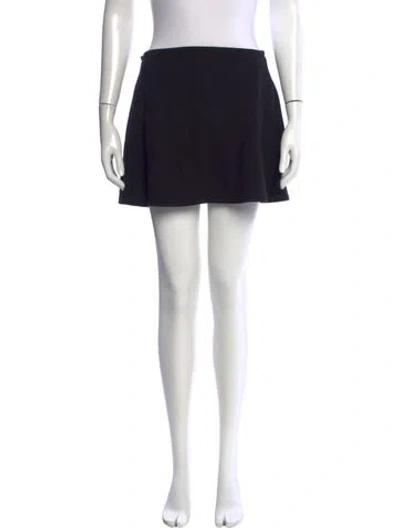 Pre-owned Leset Mini Skirt In Black