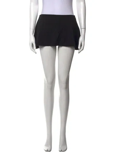 Pre-owned Leset Mini Skirt In Black