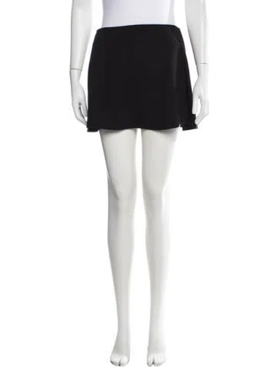 Pre-owned Leset Mini Skirt In Black