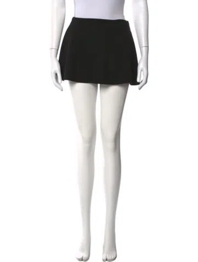 Pre-owned Leset Mini Skirt In Black