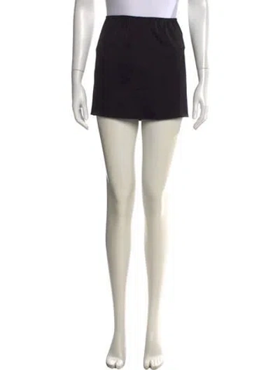 Pre-owned Leset Mini Skirt In Black/neutrals