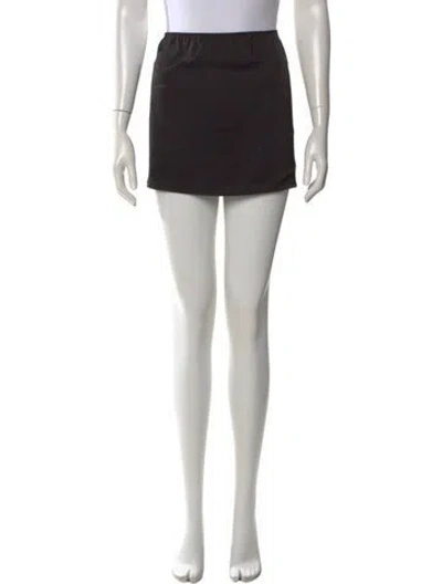 Pre-owned Leset Mini Skirt In Brown