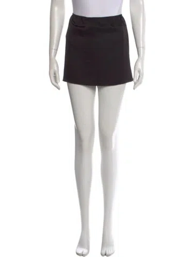 Pre-owned Leset Mini Skirt In Brown