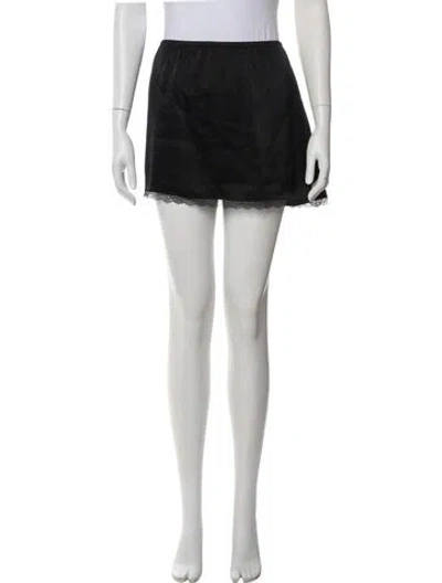 Pre-owned Leset Mini Skirt In Brown
