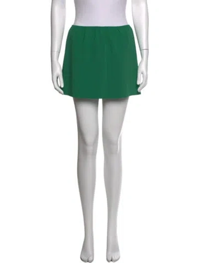 Pre-owned Leset Mini Skirt In Green