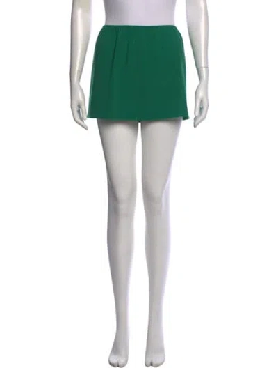 Pre-owned Leset Mini Skirt In Green