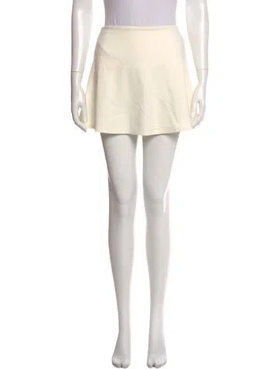 Pre-owned Leset Mini Skirt In Neutral