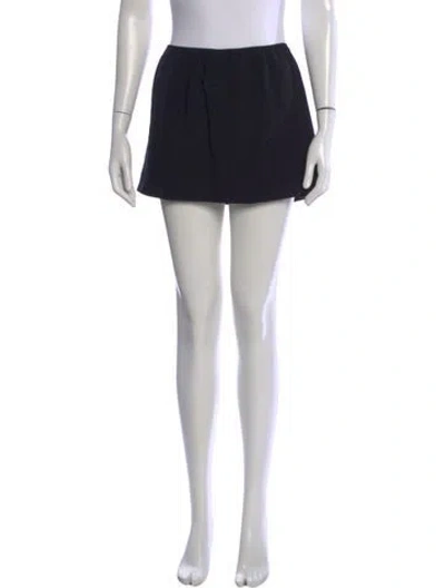 Pre-owned Leset Mini Skirt W/ Tags In Black