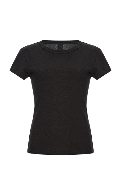 Leset Pointelle Mini Short In Black