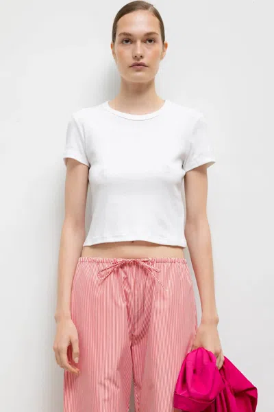 Leset Nando Baby Tee In White