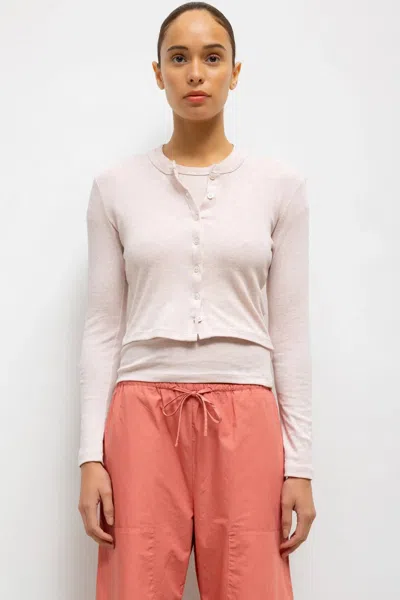 Leset Nando Cardigan In Pink