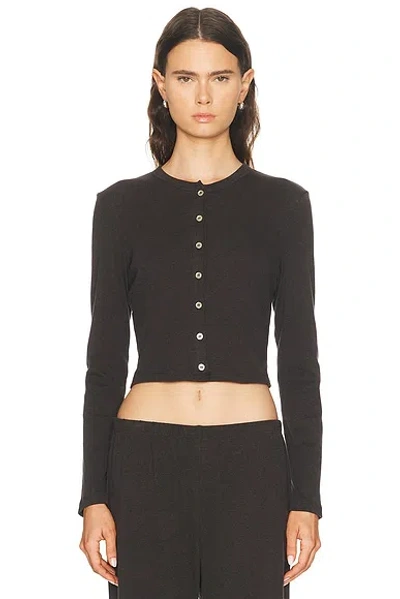 Leset Nando Cardigan In Black