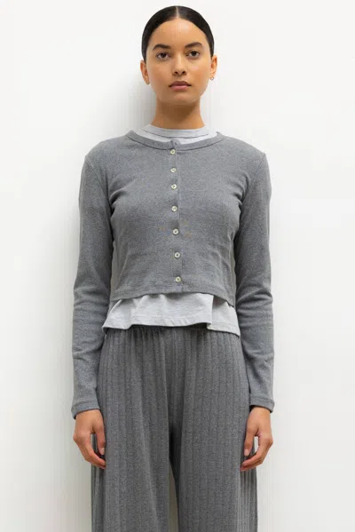 Leset Nando Cardigan In Gray