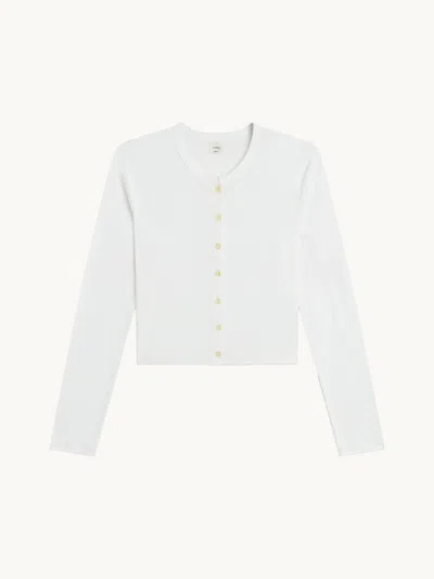 Leset Nando Cardigan White L