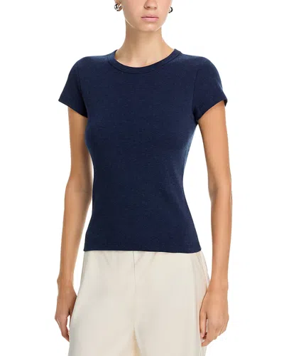 Leset Nando Cotton Slim Fit Tee In Blue