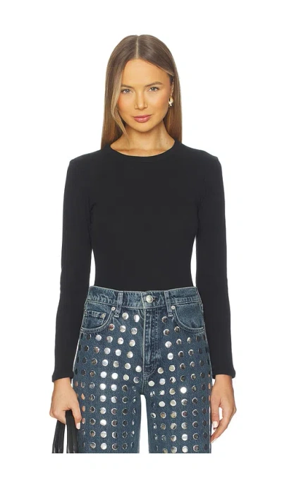 Leset Nando Slim Fit Long Sleeve In Black