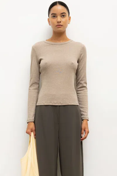 Leset Nando Slim Fit Long Sleeve In Brown