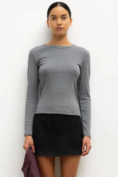 Leset Nando Slim Fit Long Sleeve In Gray