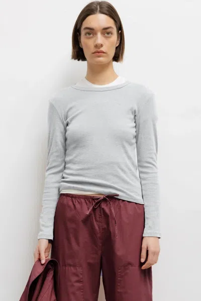 Leset Nando Slim Fit Long Sleeve In Gray