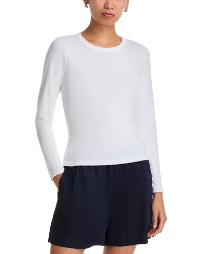 Leset Nando Slim Fit Long Sleeve Top In White