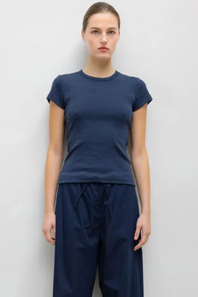 Leset Nando Slim Fit Tee In Midnight Melange