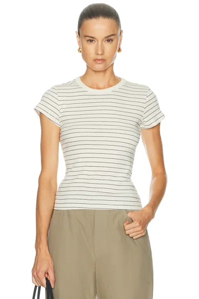 Leset Nando Stripe Slim Fit Tee In Multi