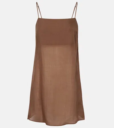 Leset Niko Ramie Minidress In Multi