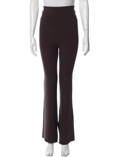 Pre-owned Leset Nylon Wide Leg Pants In Brown