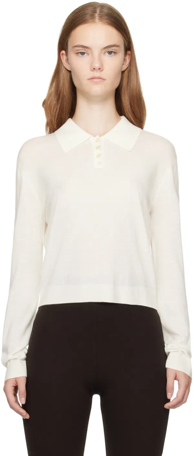 Leset Off-white James Polo In Parchment