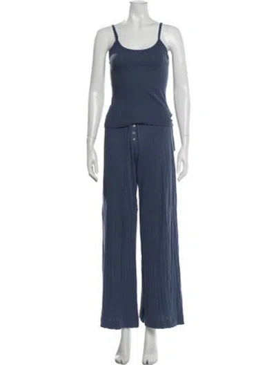 Pre-owned Leset Pajamas In Blue