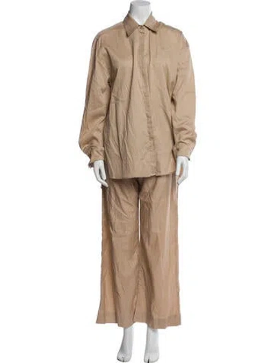 Pre-owned Leset Pant Set In Brown