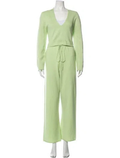 Pre-owned Leset Pant Set In Green