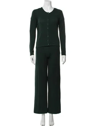 Pre-owned Leset Pant Set In Green