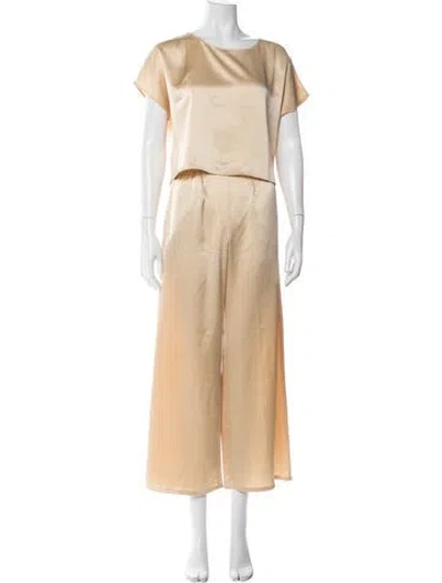 Pre-owned Leset Pant Set In Neutral