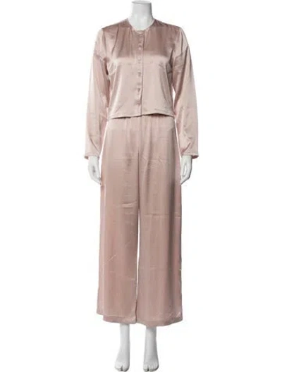 Pre-owned Leset Pant Set In Pink