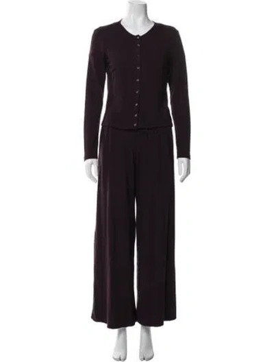 Pre-owned Leset Pant Set In Purple